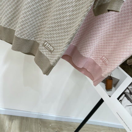 FENDI JACQUARD KNIT SWEATER 273205