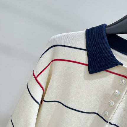 CELINE LONG-SLEEVE POLO SWEATER 275968