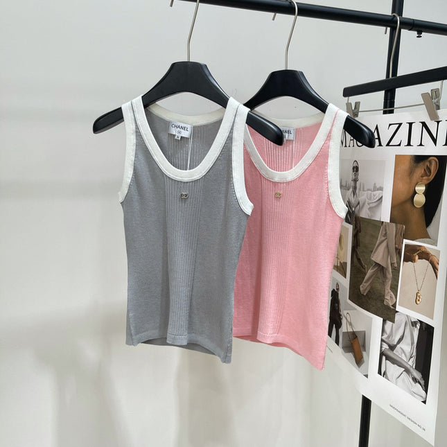 CHANEL SLEEVELESS KNIT TOP 259262