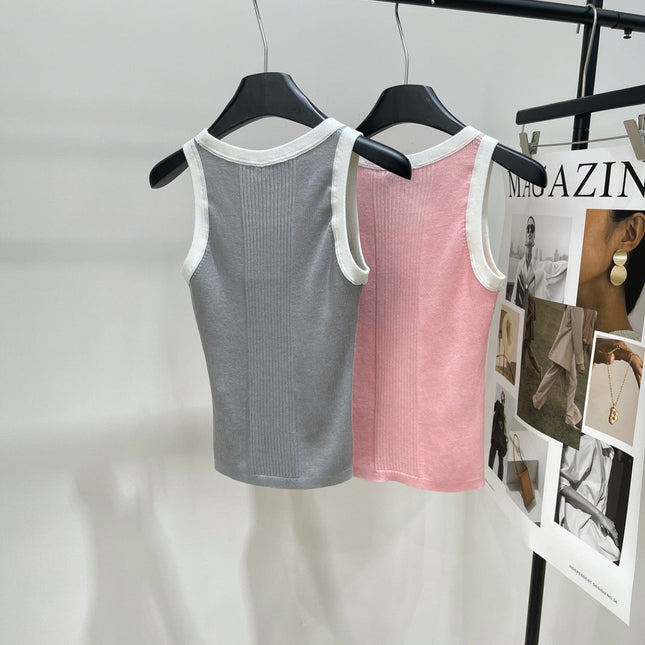 CHANEL SLEEVELESS KNIT TOP 259262