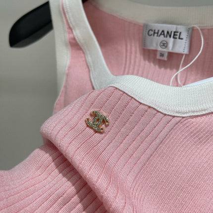 CHANEL SLEEVELESS KNIT TOP 259262