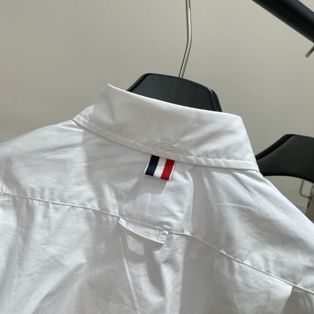 THOM SIMPLE WHITE SHORT-SLEEVE SHIRT 267950