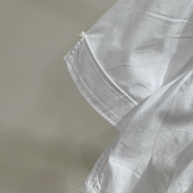 THOM SIMPLE WHITE SHORT-SLEEVE SHIRT 267950