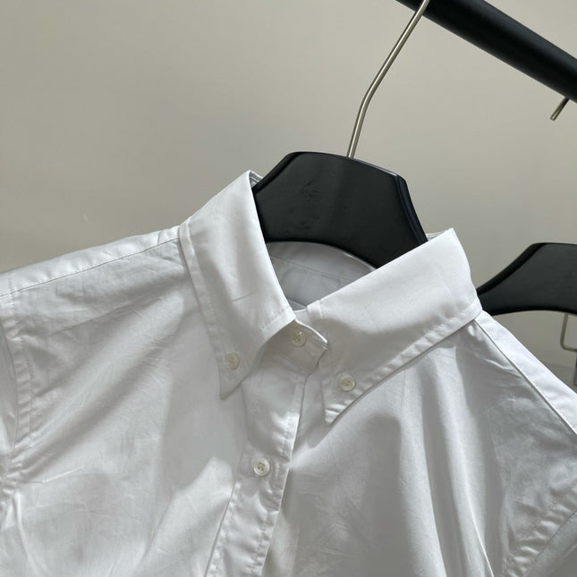 THOM SIMPLE WHITE SHORT-SLEEVE SHIRT 267950