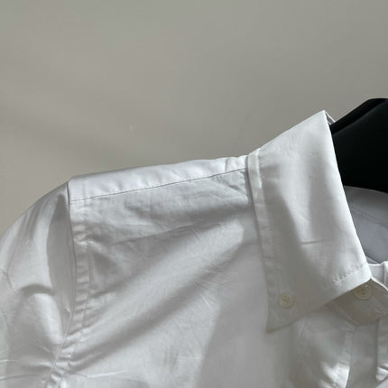 THOM SIMPLE WHITE SHORT-SLEEVE SHIRT 267950