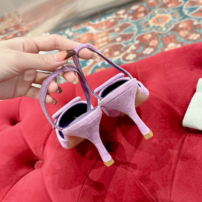 maysale 70 purple suede calfskin