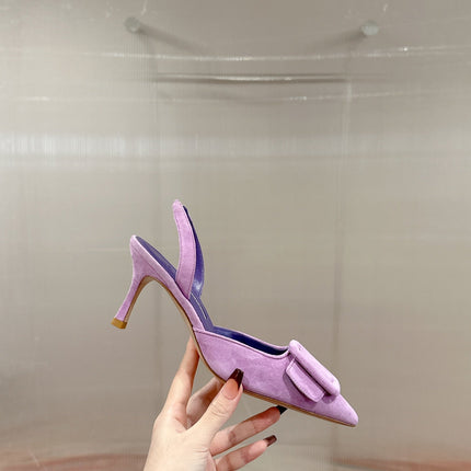 maysale 70 purple suede calfskin