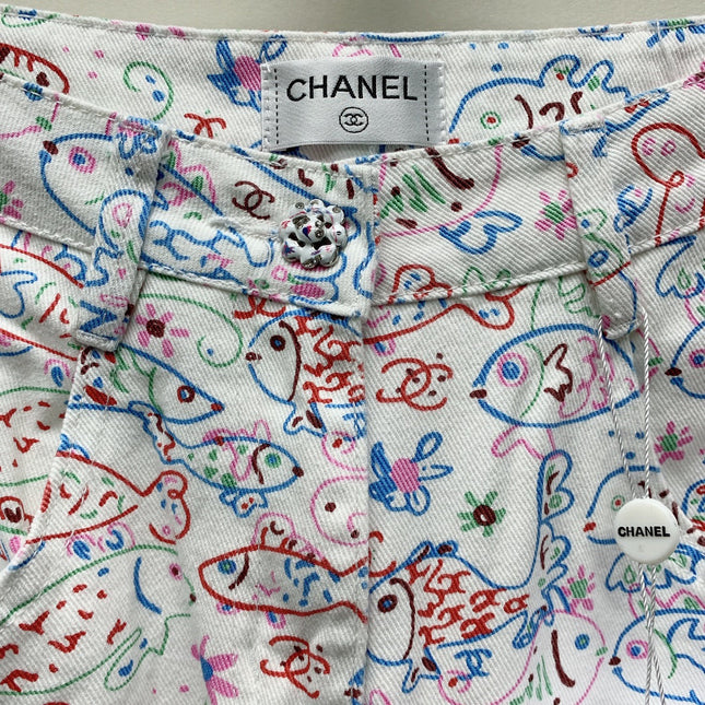 CC PRINTED JEANS 268027