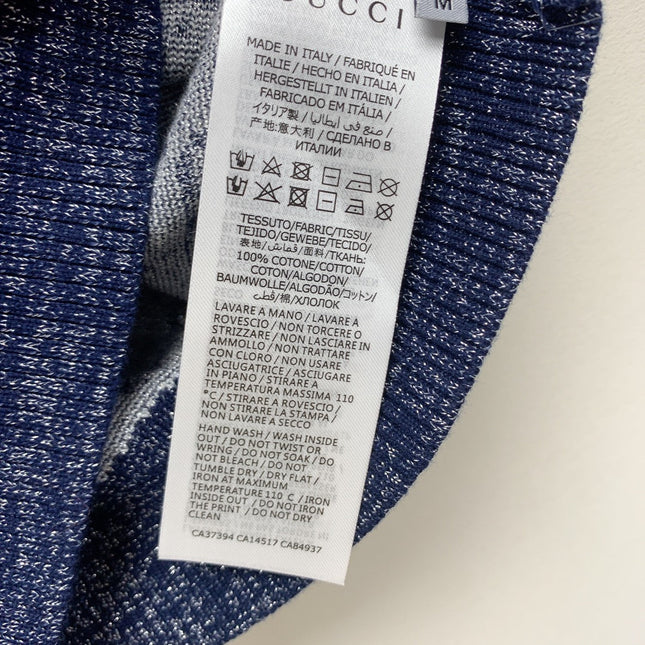 GUCCI SHORT-SLEEVE KNIT TOP 257394