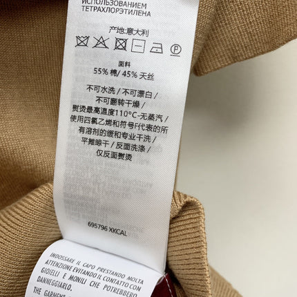 GUCCI SHORT-SLEEVE KNIT TOP 271723