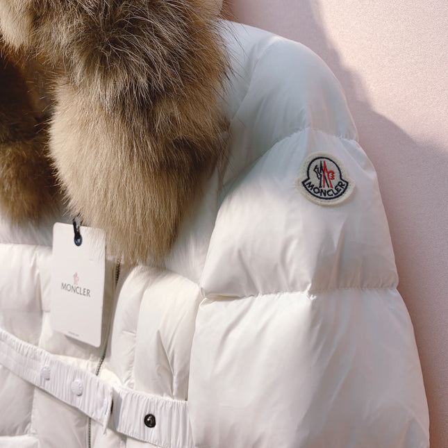 MONCLER 25S COAT IN WHITE 054