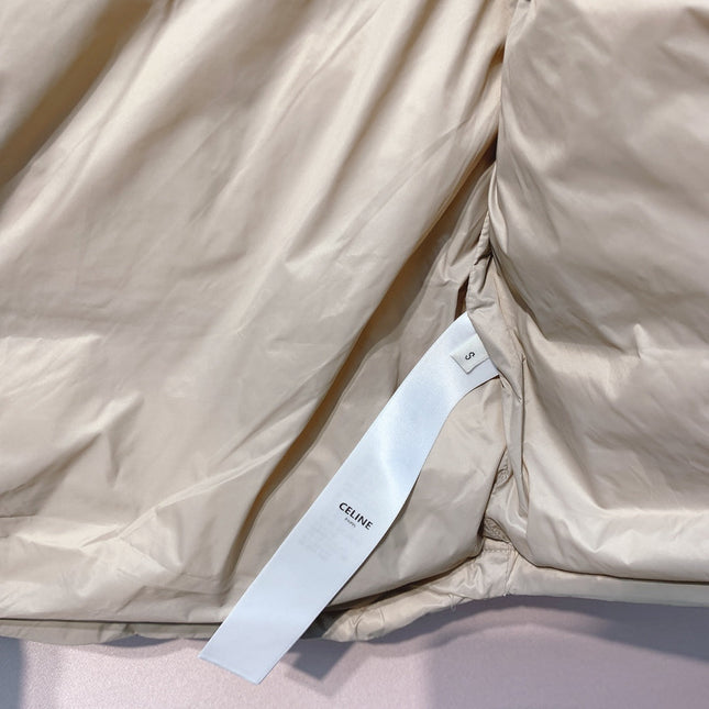 CELINE 25S UFFER VEST WITH KNIT COLLAR 0044