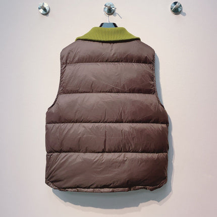 CELINE 25S UFFER VEST WITH KNIT COLLAR 0043