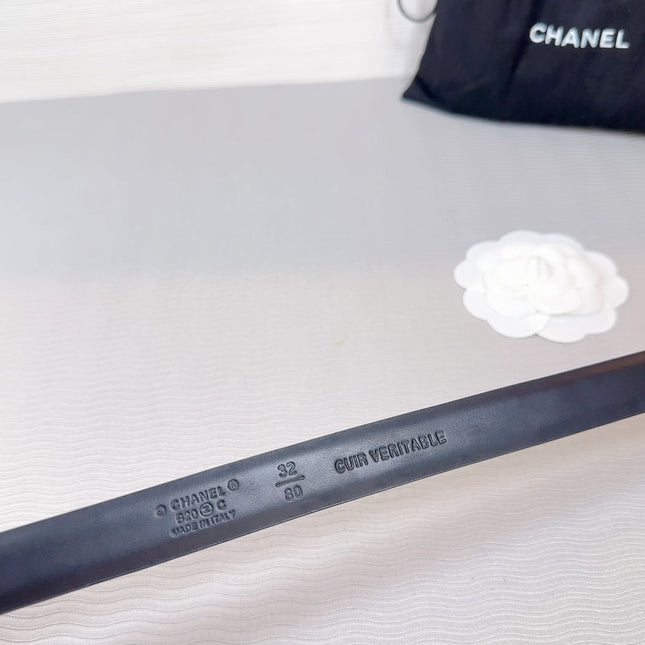 CC BELT 20 MM IN DESERT SAND SMOOTH CALFSKIN SILVER HARDWARE ATTACH RHINSTONE