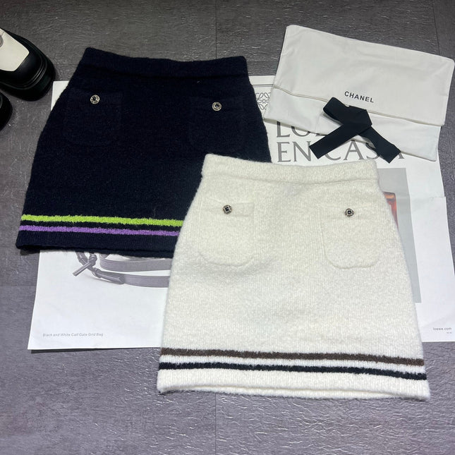 CHANEL 25S SKI COLLECTION SKIRT 436