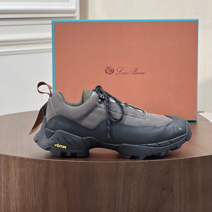 LP KATHARINA SNEAKER LIGHT GRAY AND CHARCOAL SUEDE