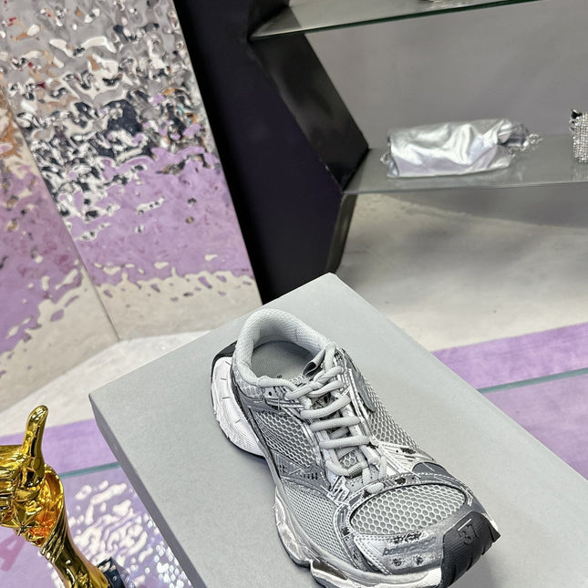 STAPLER SNEAKER IN GRAY POLYURETHANE AND POLYESTER