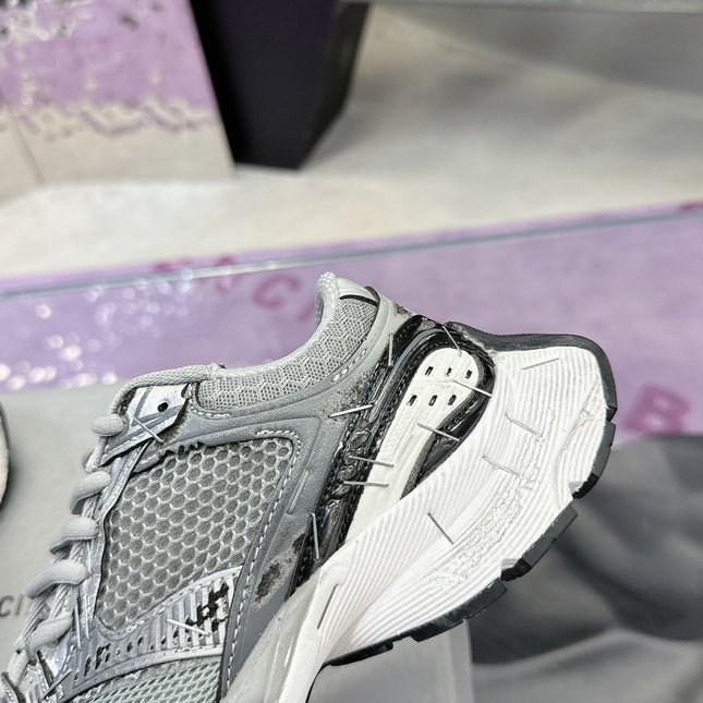 STAPLER SNEAKER IN GRAY POLYURETHANE AND POLYESTER