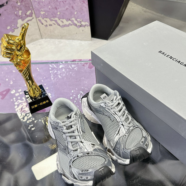 STAPLER SNEAKER IN GRAY POLYURETHANE AND POLYESTER