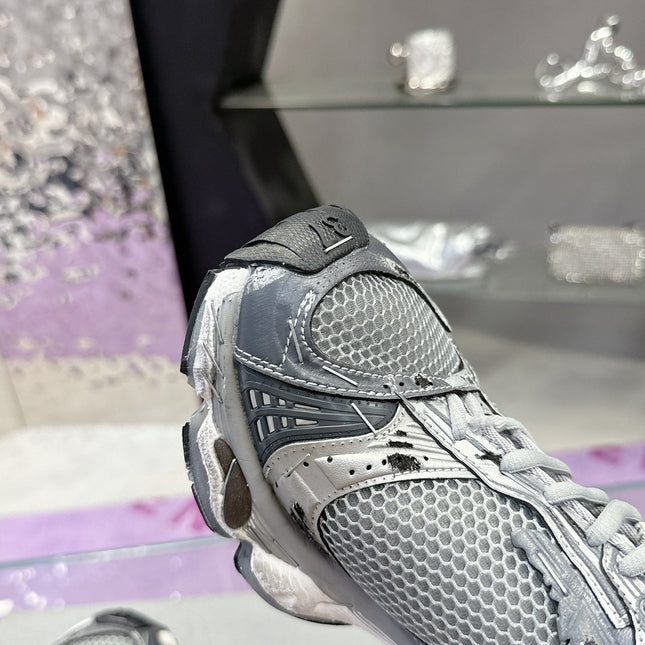 STAPLER SNEAKER IN GRAY POLYURETHANE AND POLYESTER