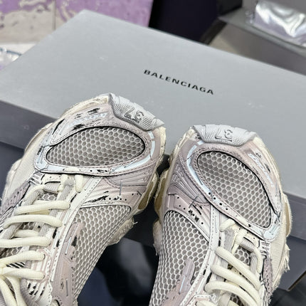 STAPLER SNEAKER IN BEIGE AND GREY POLYURETHANE AND POLYESTER