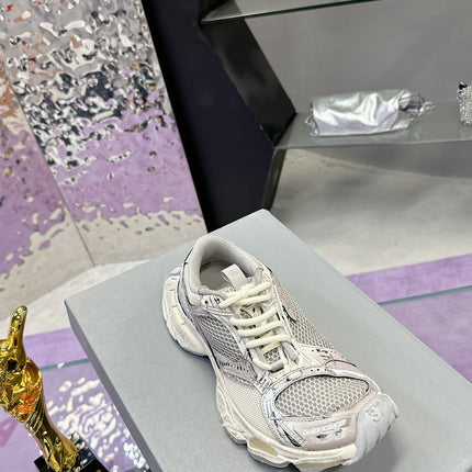 STAPLER SNEAKER IN BEIGE AND GREY POLYURETHANE AND POLYESTER