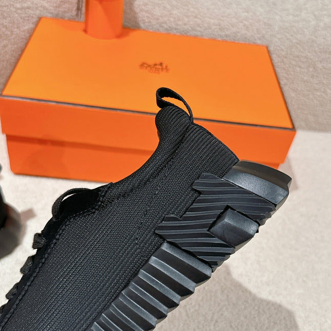 MAINLAND SNEAKER IN FULL BLACK SUEDE AND BREATHABLE MESH FABRIC