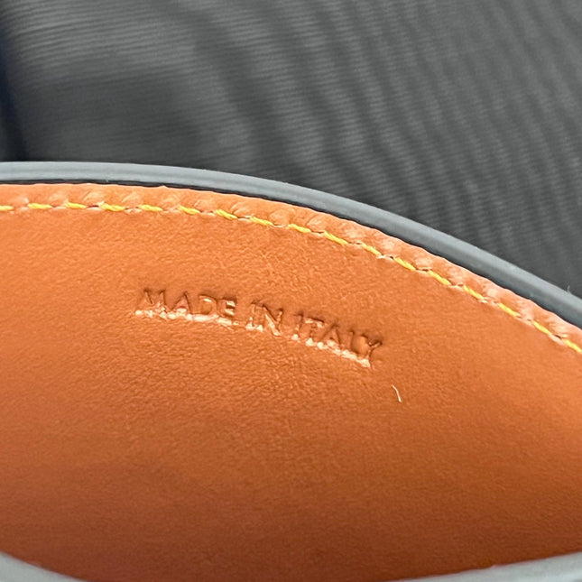 CELINE 25S CARD HOLDER WITH TRIOMPHE LOGO PRINT 11 IN BLACK TRIOPMHE CALFSKIN