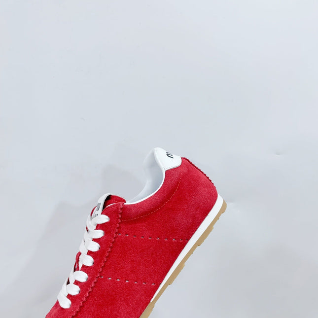 PLUME SUEDE SNEAKERS WATERMELON