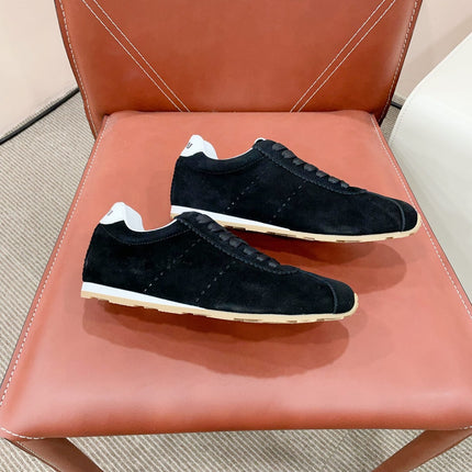 PLUME SUEDE SNEAKERS BLACK