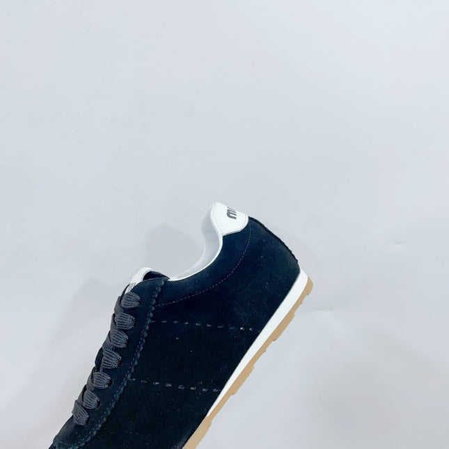 PLUME SUEDE SNEAKERS BLACK