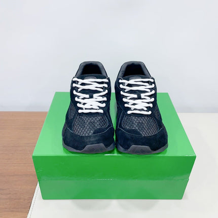 ORBIT SNEAKER IN BLACK SUEDE AND TECHNICAL MESH