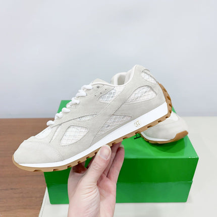 ORBIT SNEAKER IN SEA SALT SUEDE AND TECHNICAL MESH