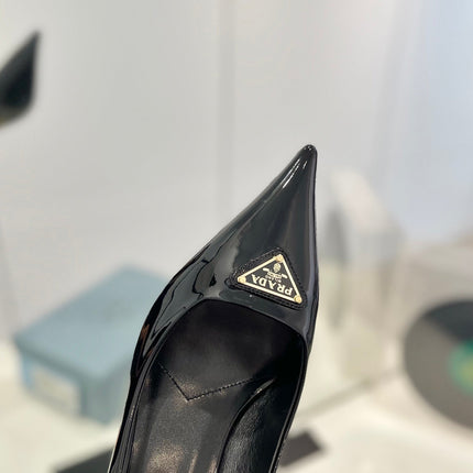 Pra Pumps 75 Black Patent Leather