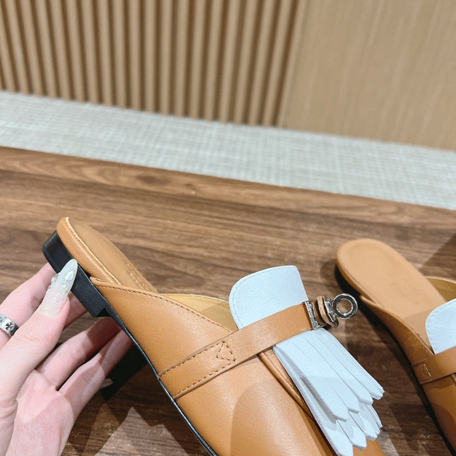 0Z Mule Fringed Bronze