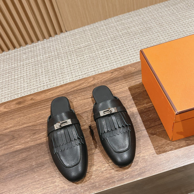 0Z Mule Fringed Black