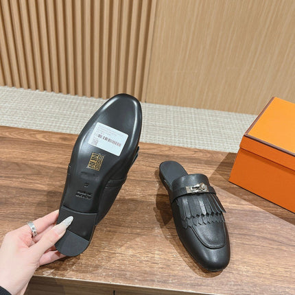 0Z Mule Fringed Black