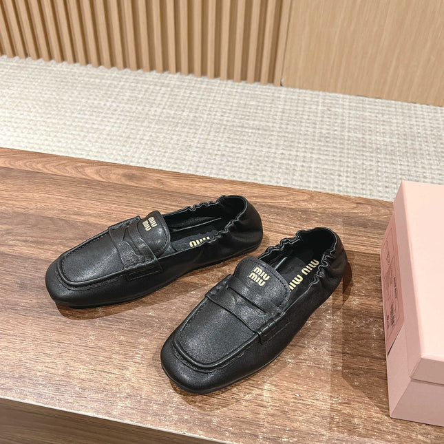 NAPPA LOAFERS IN BLACK LAMBSKIN