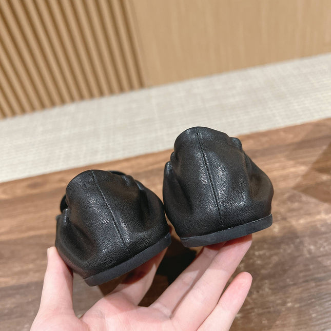 NAPPA LOAFERS IN BLACK LAMBSKIN