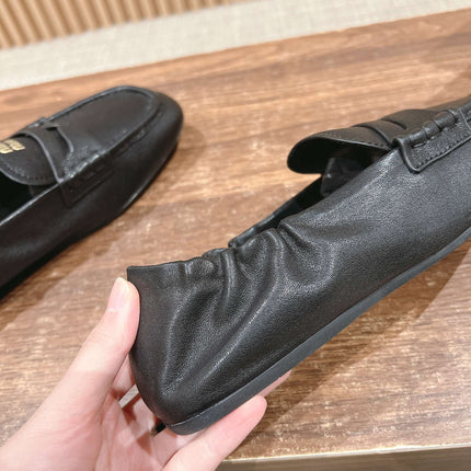 NAPPA LOAFERS IN BLACK LAMBSKIN