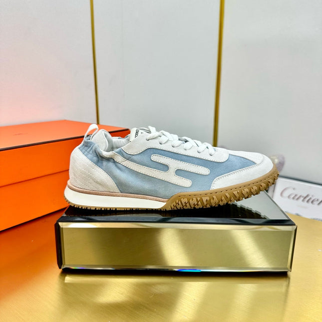 JET SNEAKER IN BLACK SUEDE AND NAPPA LEATHER