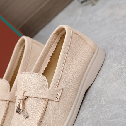 LP SUMMER CHARMS WALK LOAFERS BEIGE CREAM LAMBSKIN