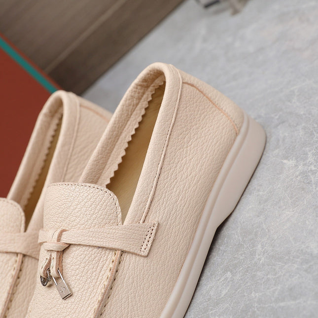 LP SUMMER CHARMS WALK LOAFERS BEIGE CREAM LAMBSKIN