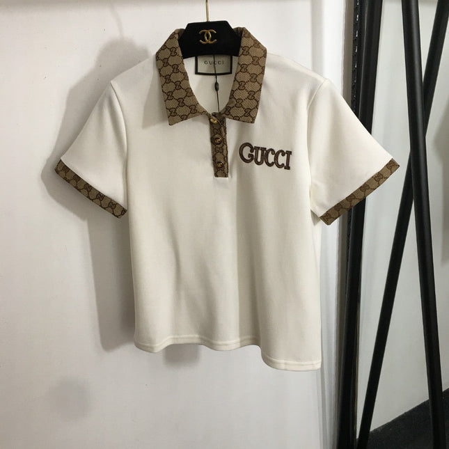 GUCCI POLO SHIRT AND SHORTS SET STYLE 48