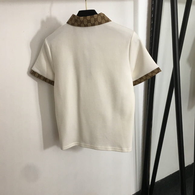 GUCCI POLO SHIRT AND SHORTS SET STYLE 48