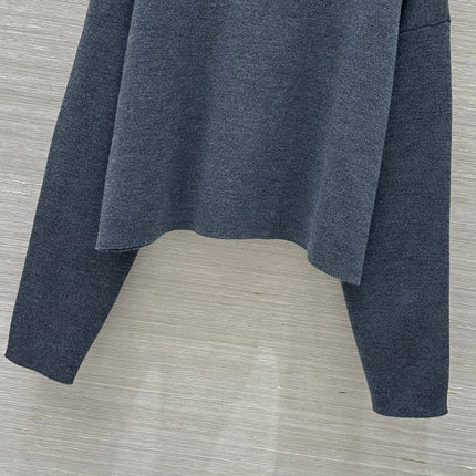 Loewe Sweater Gray Cashmere