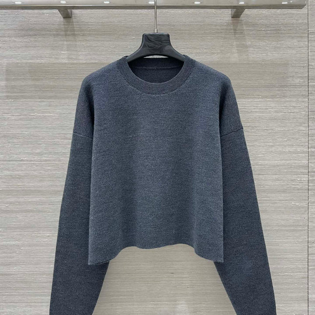 Loewe Sweater Gray Cashmere