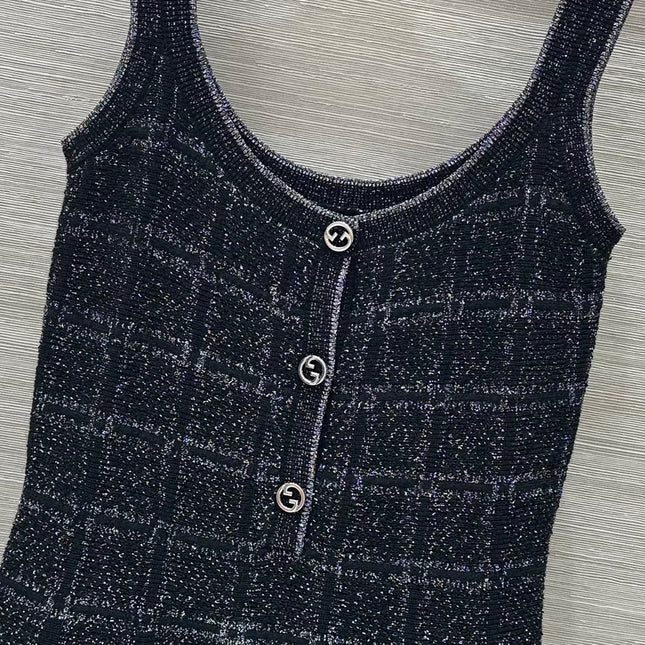 Gucci 2025 Camisole Black Wool Viscose