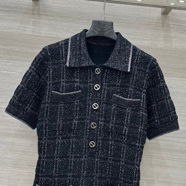 Gucci 2025 Dress Black Wool Viscose