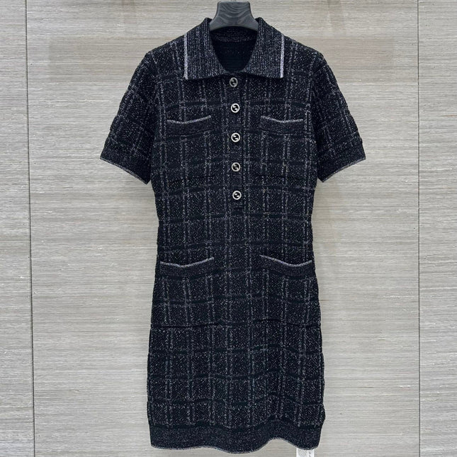 Gucci 2025 Dress Black Wool Viscose